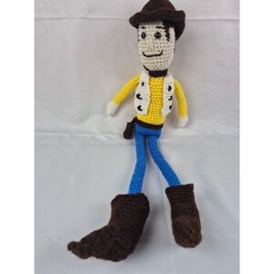 Handmade Crochet Woody Toy Story Amigurumi Plush Cowboy Doll 23"